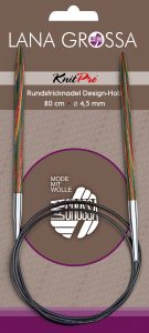 Rundstricknadel Designholz 80 cm Länge