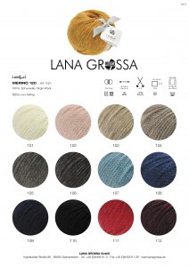 Farbkarte Landlust Merino Garn