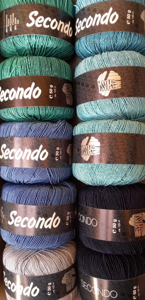 Mixpaket Secondo Grün- und Blautöne 500g